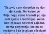 “Ostavio sam vjerenicu na dan vjenčanja…”