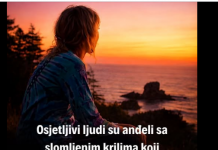 Osjetljivi ljudi su anđeli sa slomljenim krilima koji lete samo kad su voljeni