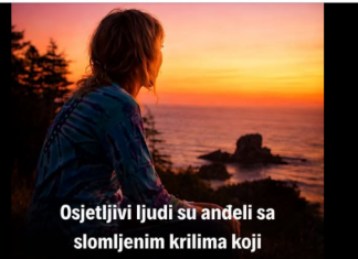 Osjetljivi ljudi su anđeli sa slomljenim krilima koji lete samo kad su voljeni