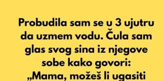 Probudila sam se u 3 ujutru da uzmem vodu… Probudila sam se u 3 ujutru da uzmem vodu… - featured image