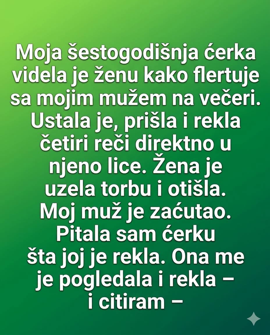 Porodični izlazak pretvorio se u trenutak koji se pamti: Devojčica očitala lekciju nepoznatoj ženi u restoranu - featured image Porodični izlazak pretvorio se u trenutak koji se pamti: Devojčica očitala lekciju nepoznatoj ženi u restoranu - featured image